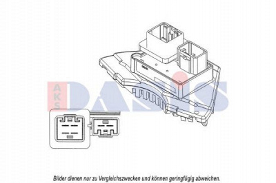 AKS DASIS 700069n -  Регулятор, вентилятор салона